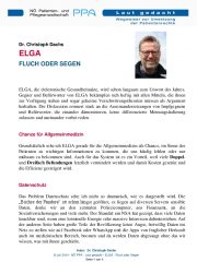 Icon of ELGA - Fluch oder Segen